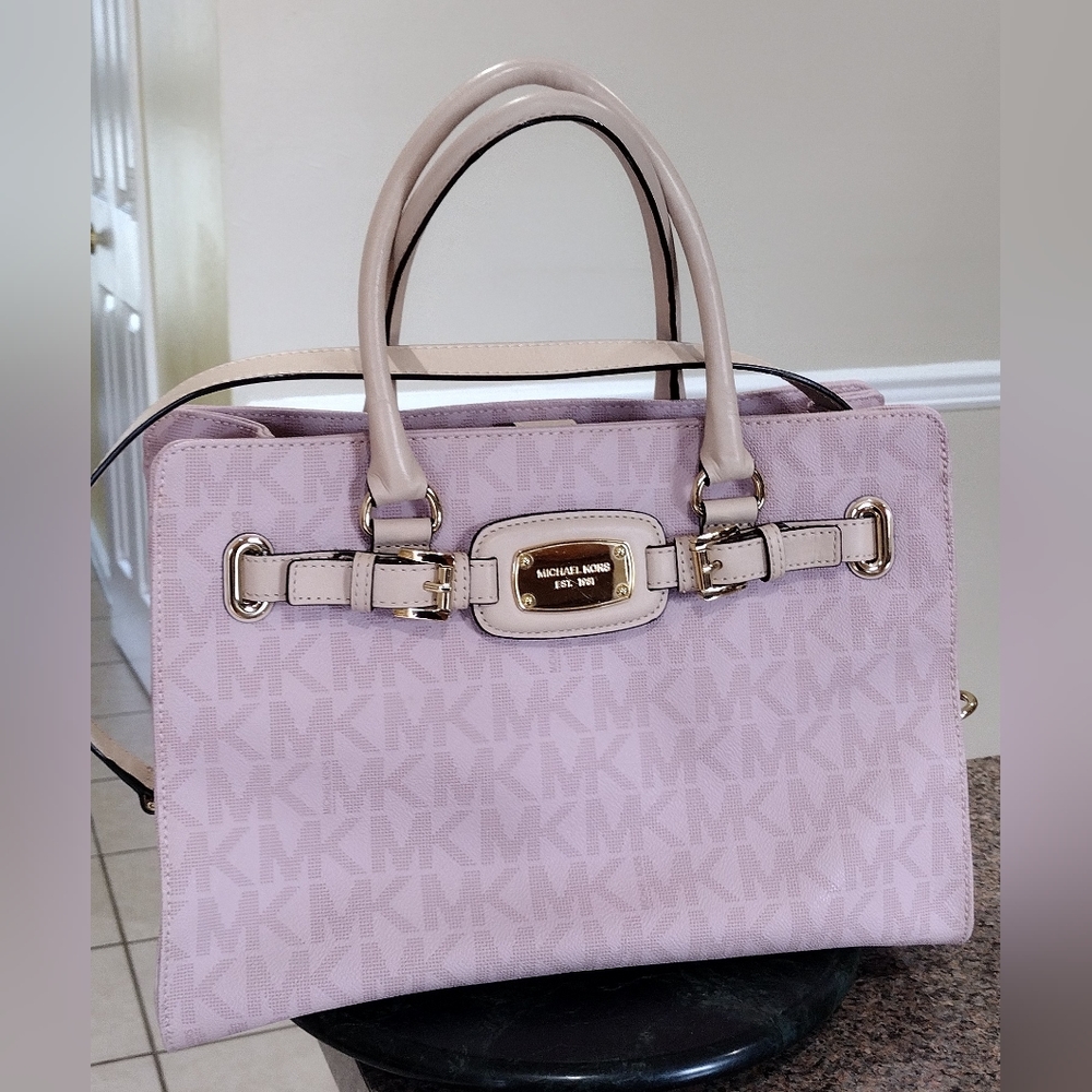 Michael Kors Pale Pink Logo Tote Bag